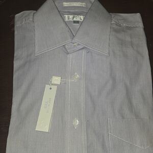 bill blass Lavender Pinstripe Men's Dress Shirt